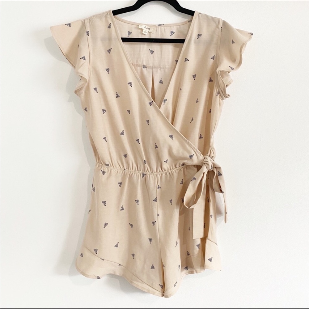 Anthropologie E Hanger M Sailboat Romper